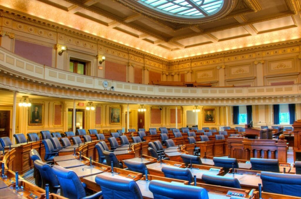 The Virginia House of Delegates chamber